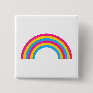 Botón del orgullo del arco iris de Pansexuality
