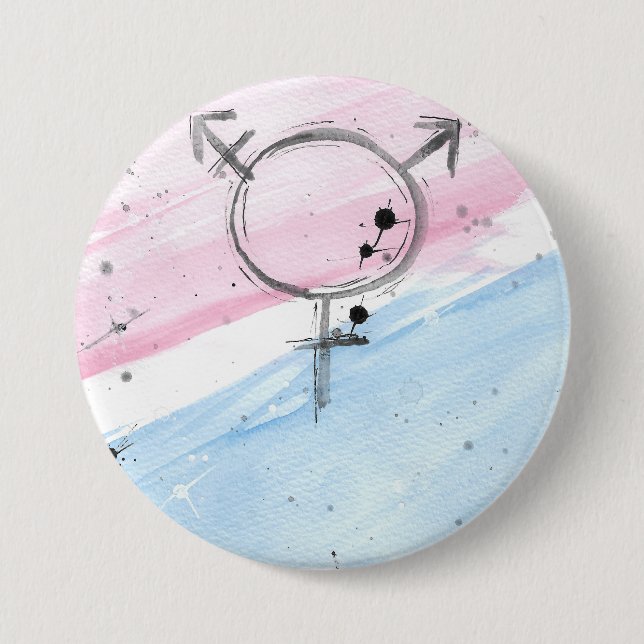 Botón del orgullo del transexual de TROS (elija el (Anverso)