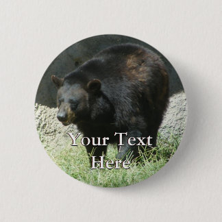 Botón del oso negro