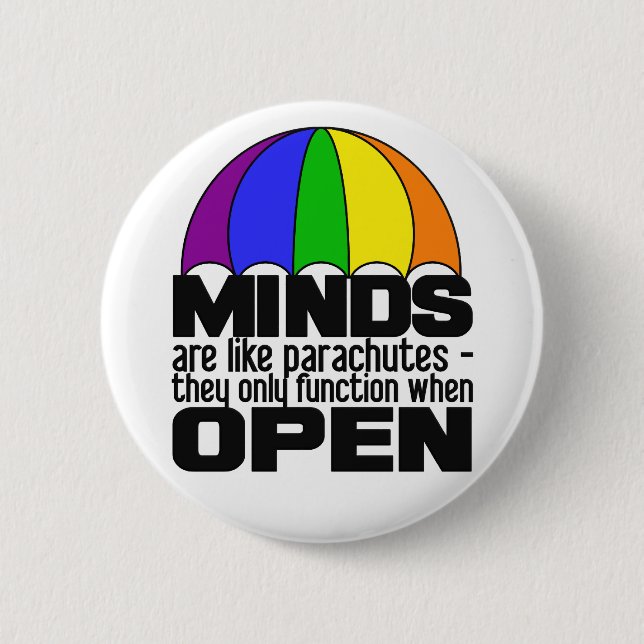 Botón del paracaídas del arco iris (Anverso)