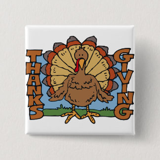 Botón del pavo de la acción de gracias