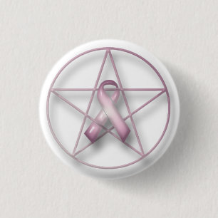 Botón del Pentagram del cáncer de pecho
