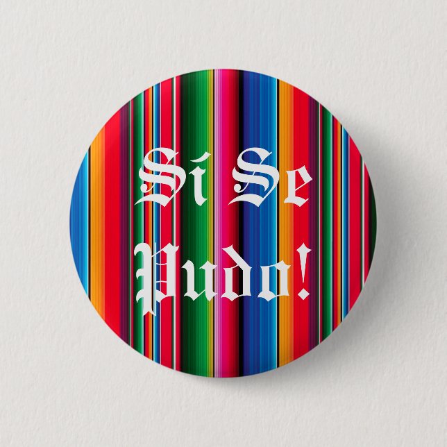 Botón del perno del zarape del sarape del pudo del (Anverso)