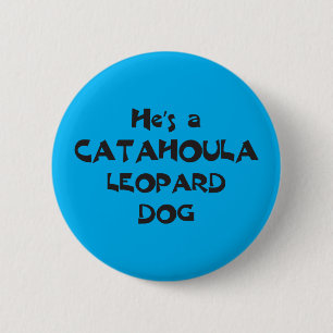 Botón del perro del leopardo de Catahoula