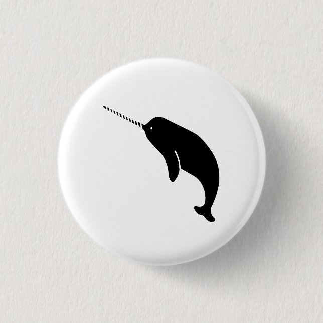 Botón del pictograma de Narwhal (Anverso)