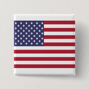 Botón del Pin de la bandera americana