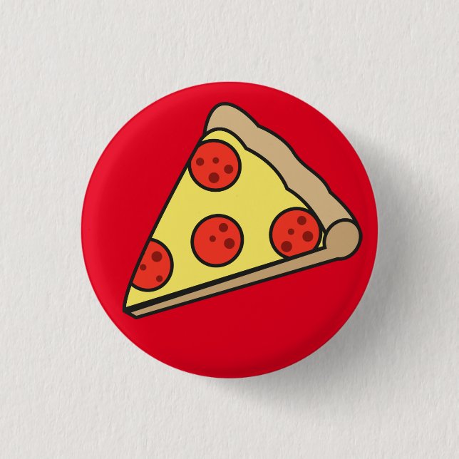 Botón del Pin de la insignia de la pizza (Anverso)