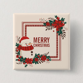 Botón del Pin del día de fiesta el | del navidad