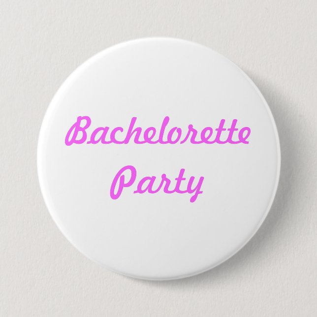 Botón del Pin del fiesta de Bachelorette (Anverso)