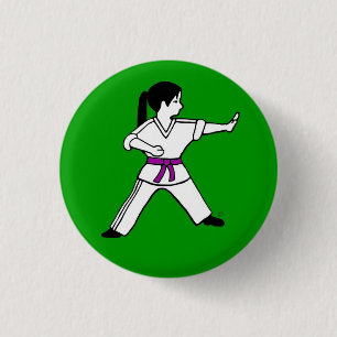 Botón del pinback de Karate Kid 6
