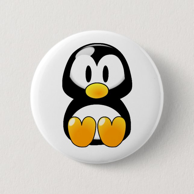 Botón del pingüino del bebé (Anverso)
