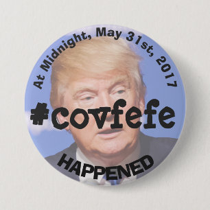 Botón del pío de Donald Trump del #covfefe