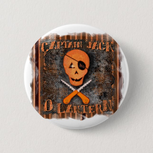 Botón del pirata de Halloween (Anverso)