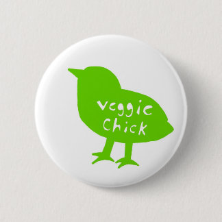 Botón del polluelo del Veggie (verde)