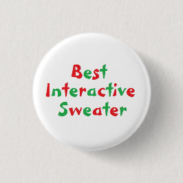 Botón del premio del "mejor suéter interactivo"