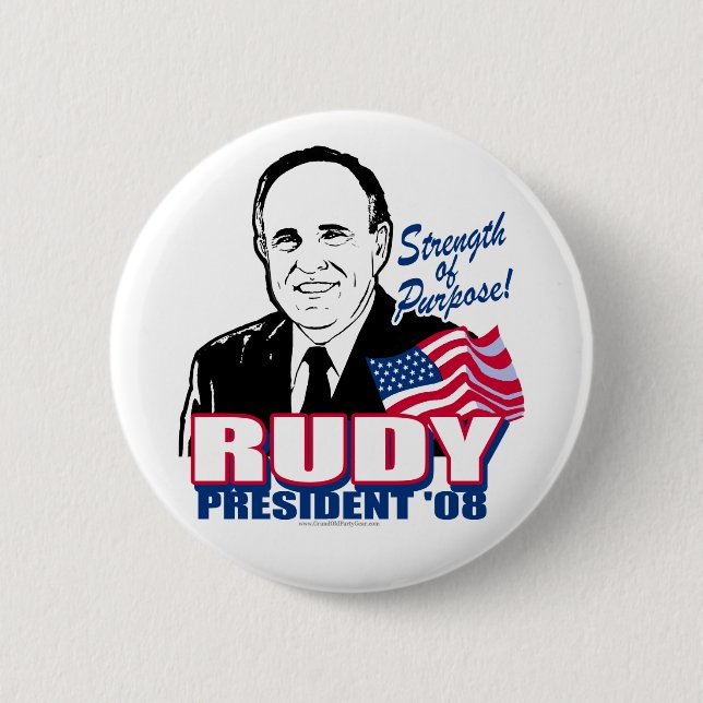 Botón del propósito de Rudy (Anverso)