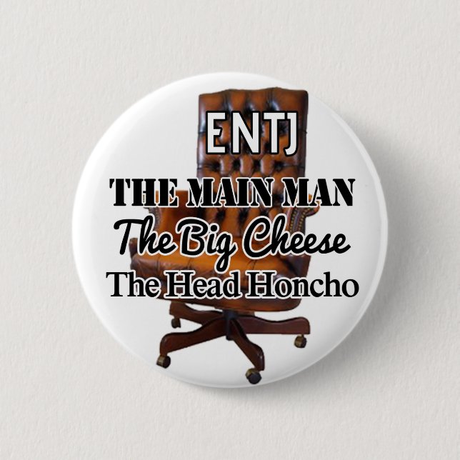 Botón del "queso grande" de ENTJ (Anverso)