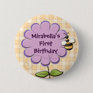 Botón del remiendo de la flor