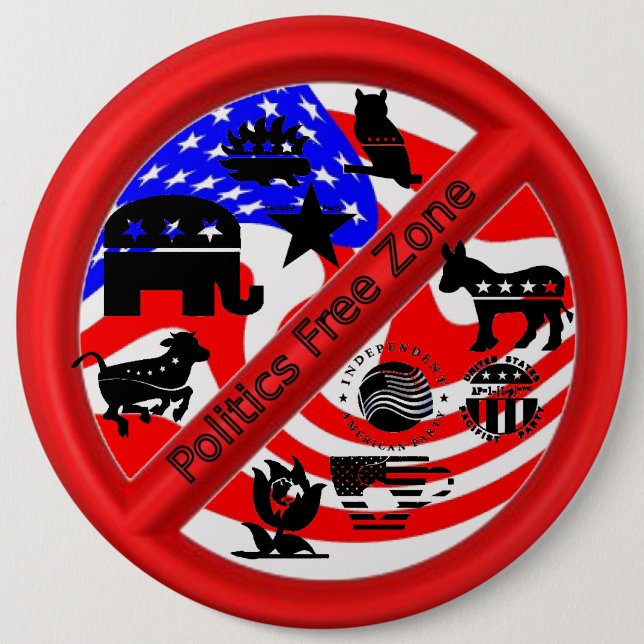 Botón del repulsivo de la campaña política (Anverso)