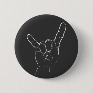 Botón del rock-and-roll