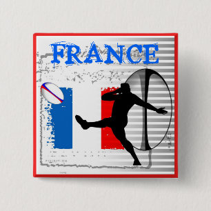Botón del rugbi de Francia