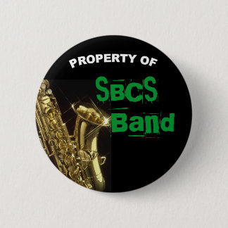 Botón del saxofón para la banda