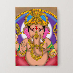 Botón del Señor Ganesha