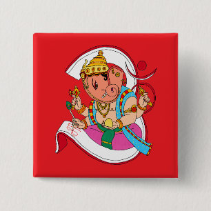 Botón del Señor Ganesha