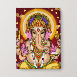 Botón del Señor Ganesha
