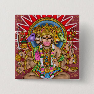 Botón del Señor Hanuman
