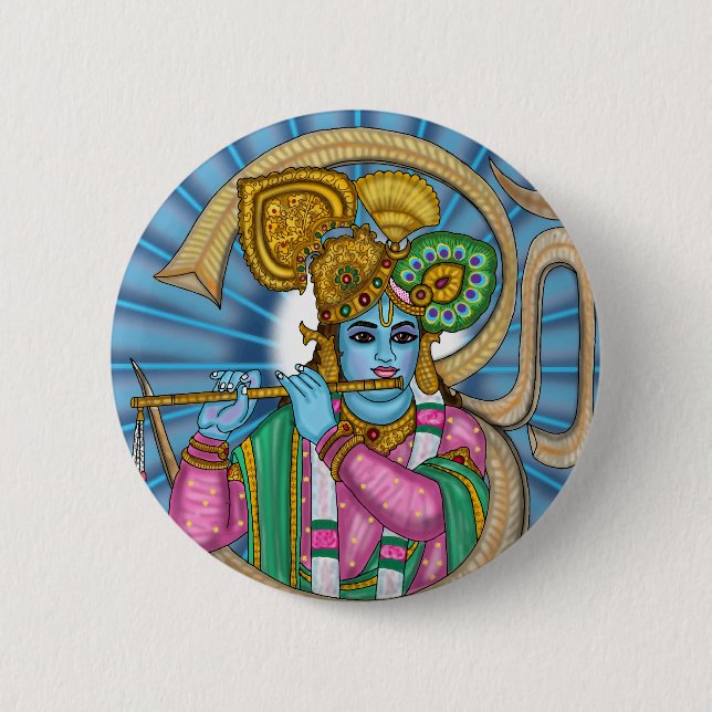 Botón del Señor Krishna (Anverso)