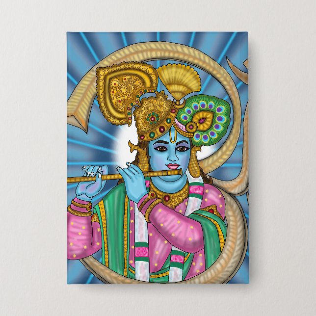Botón del Señor Krishna (Anverso)