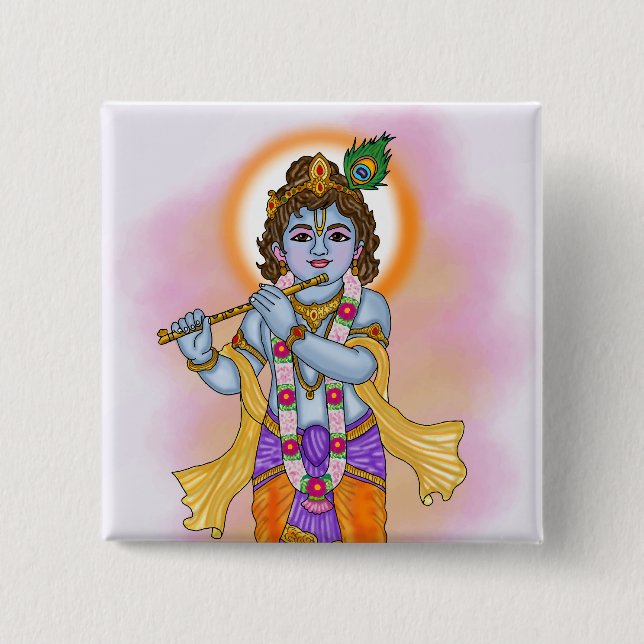 Botón del Señor Krishna (Anverso)