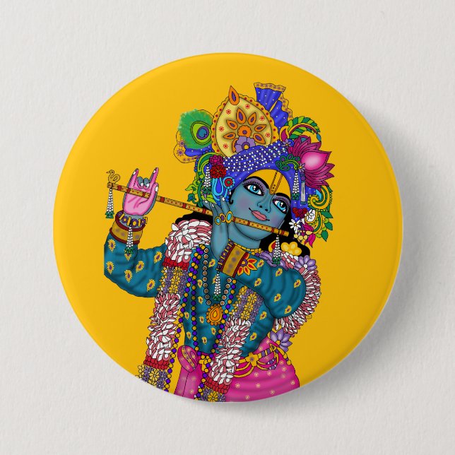Botón del Señor Krishna (Anverso)