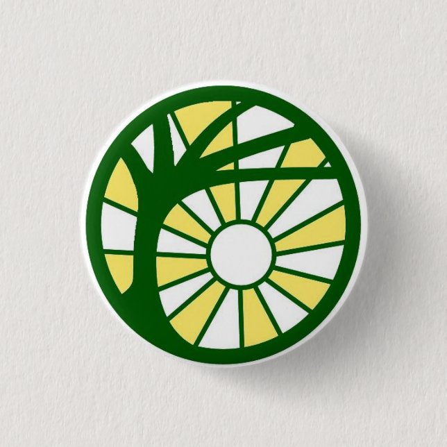 Botón del símbolo de Atheopagan (Anverso)