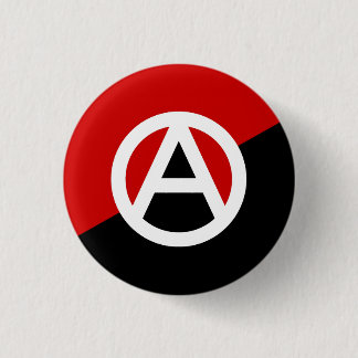 Botón del símbolo del Anarcho-Sindicalismo, diseño
