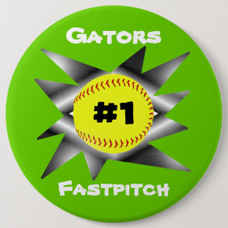 Botón del softball de Fastpitch