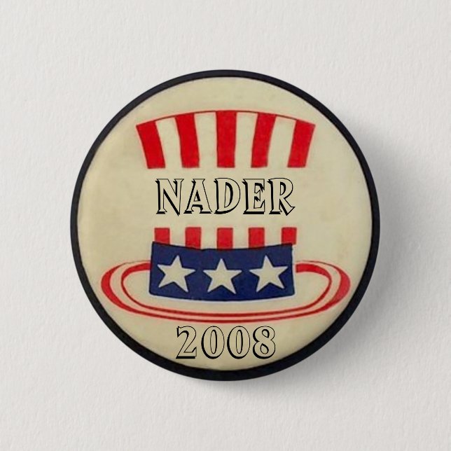 Botón del sombrero de copa del tío Sam de Nader (Anverso)