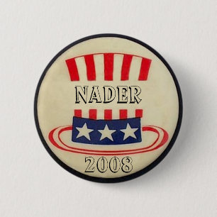 Botón del sombrero de copa del tío Sam de Nader