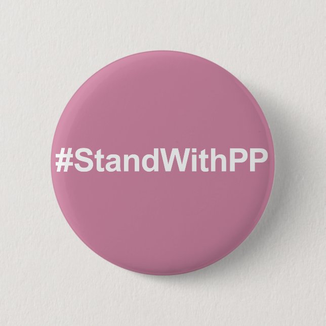 botón del #StandWithPP (Anverso)