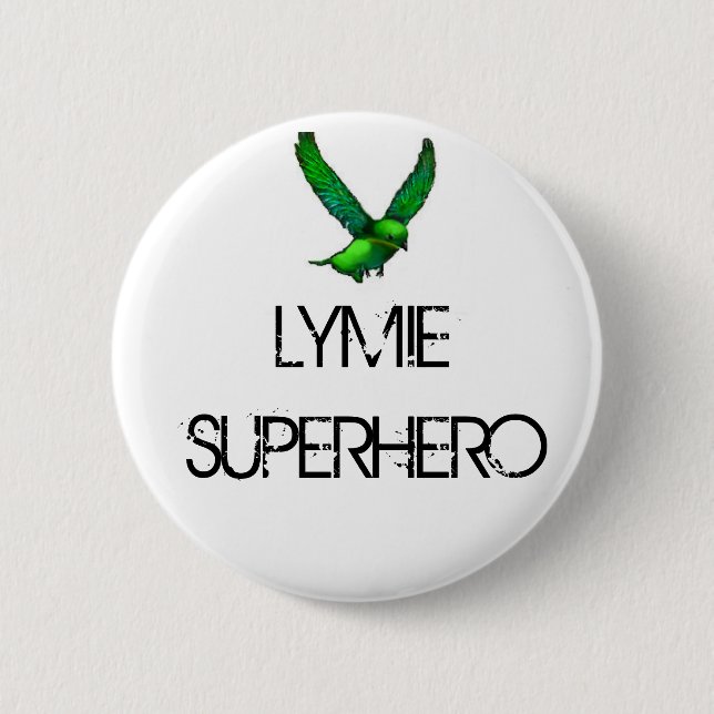 Botón del SUPER HÉROE de LYMIE (Anverso)