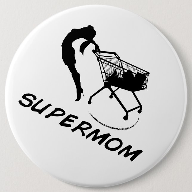 Botón del Supermom (Anverso)