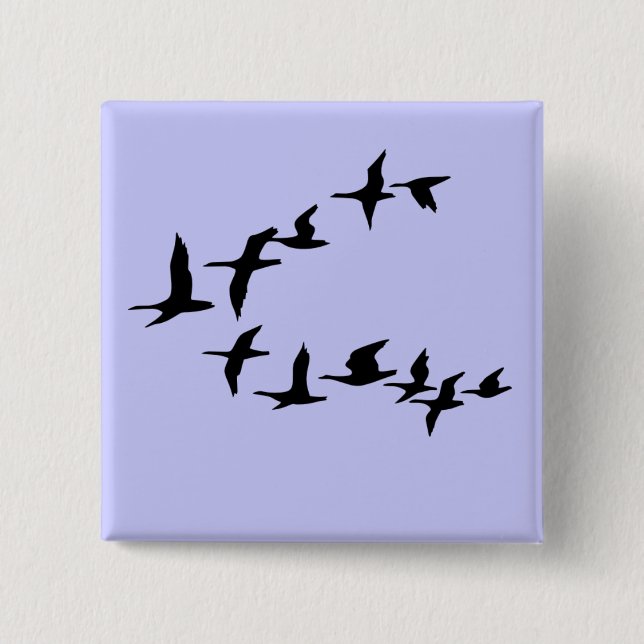 Botón del sur de los gansos del vuelo (Anverso)