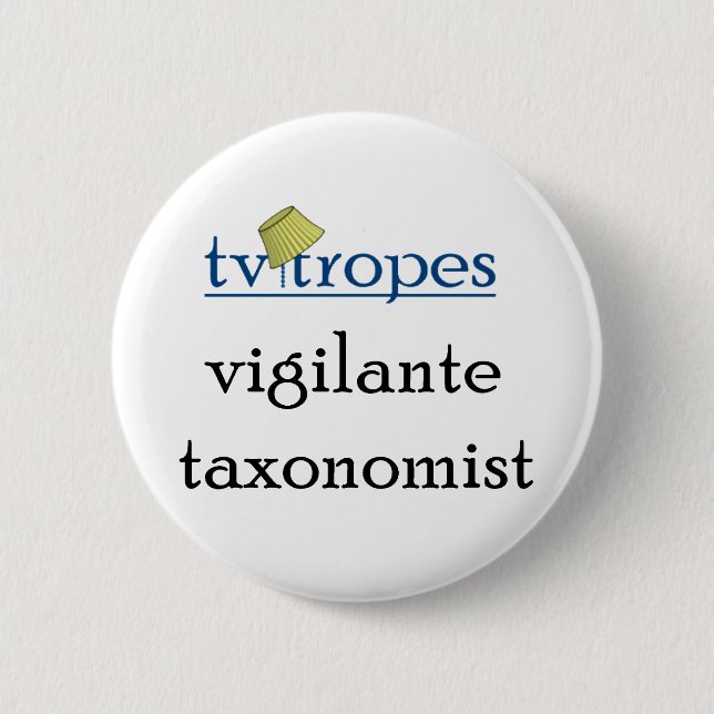 Botón del Taxonomist del vigilante (Anverso)