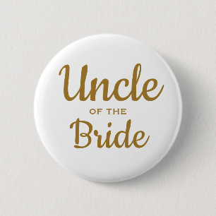 Botón del tío del boda de novia