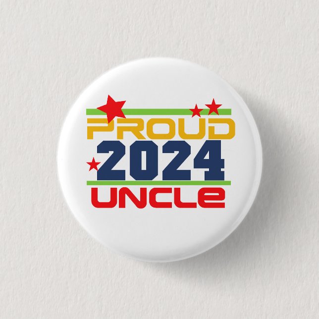 Botón del tío orgulloso de 2024 (Anverso)