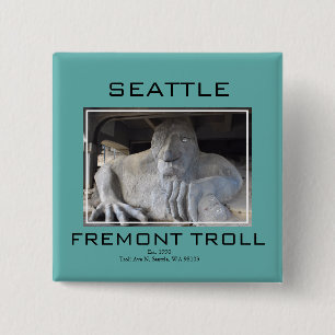 Botón del trol de Fremont de Seattle