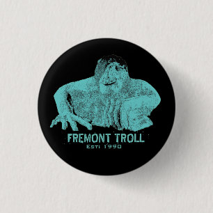 Botón del trol de Fremont de Seattle