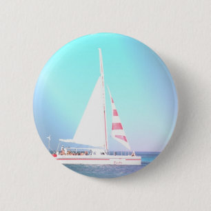 Botón del velero del catamarán