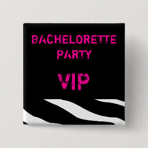 Botón del VIP del fiesta de Bachelorette